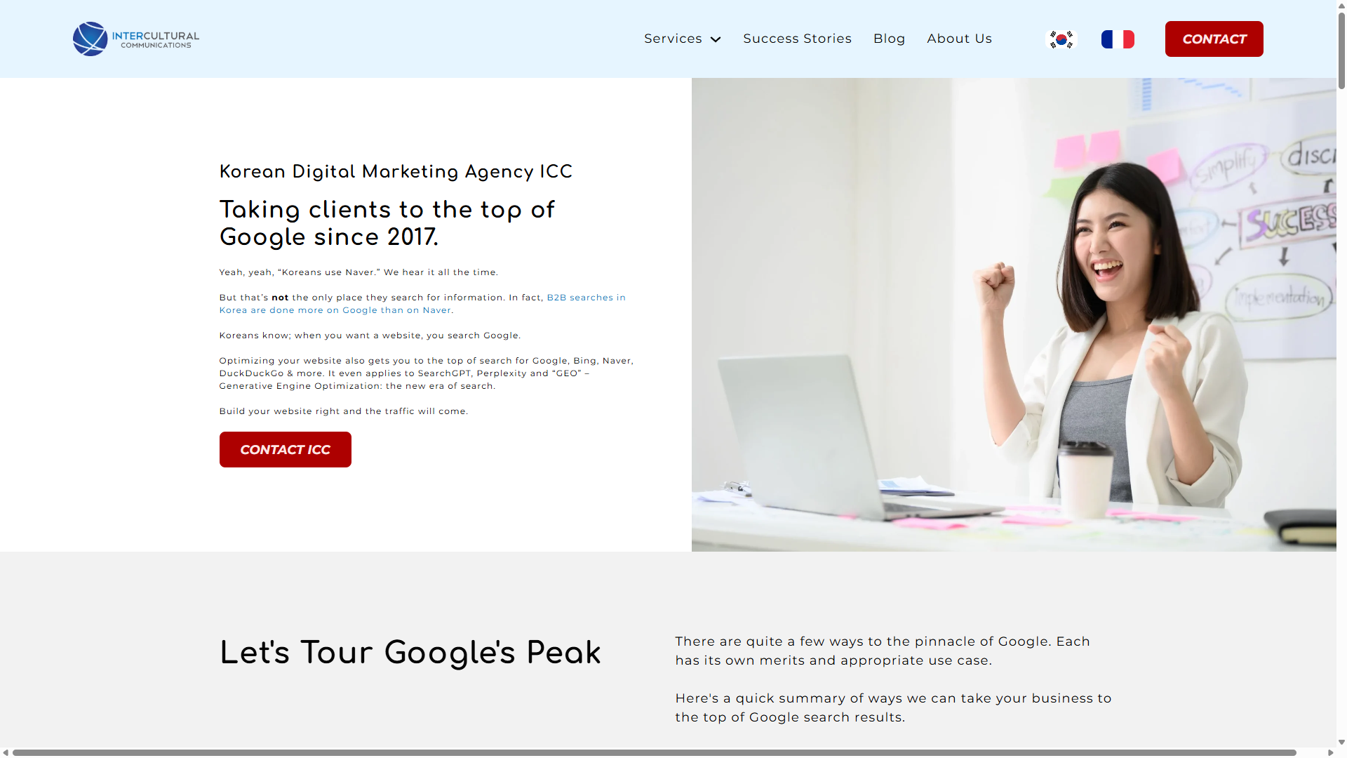 InterCultural Communications Inc. 스크린샷